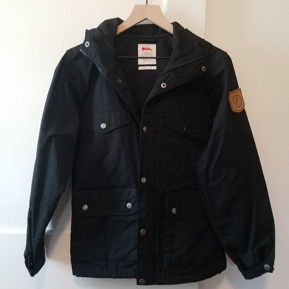 Fjällräven Greenland Women Wax G-1000 Hooded Hiking Jacket F82203 Sz. XS NWT